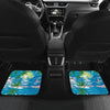 Palm Tree Beach Front and Back Car Floor Mats