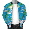 Palm Tree Beach Men Casual Bomber Jacket