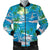 Palm Tree Beach Men Casual Bomber Jacket