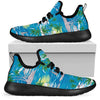 Palm Tree Beach Mesh Knit Sneakers Shoes