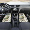 Palm Tree Beach Print Front and Back Car Floor Mats