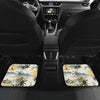 Palm Tree Beach Print Front and Back Car Floor Mats