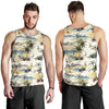 Palm Tree Beach Print Men Tank Top