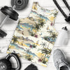 Palm Tree Beach Print Men Tank Top