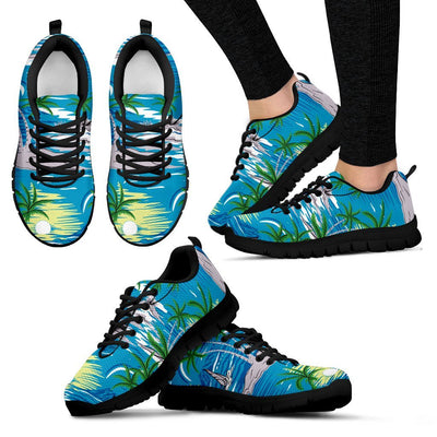 Palm Tree Beach Women Sneakers