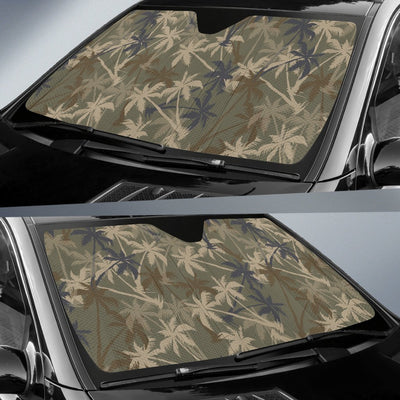 Palm Tree Camouflage Car Sun Shade-JorJune