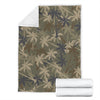 Palm Tree camouflage Fleece Blanket