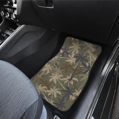 Palm Tree camouflage Front and Back Car Floor Mats