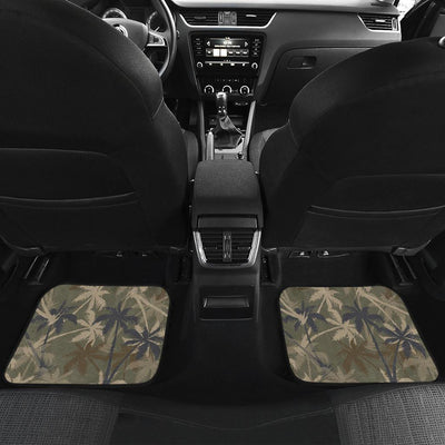 Palm Tree camouflage Front and Back Car Floor Mats