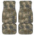 Palm Tree camouflage Front and Back Car Floor Mats