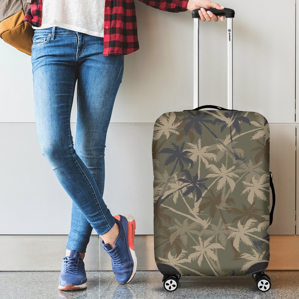 Palm Tree camouflage Luggage Cover Protector