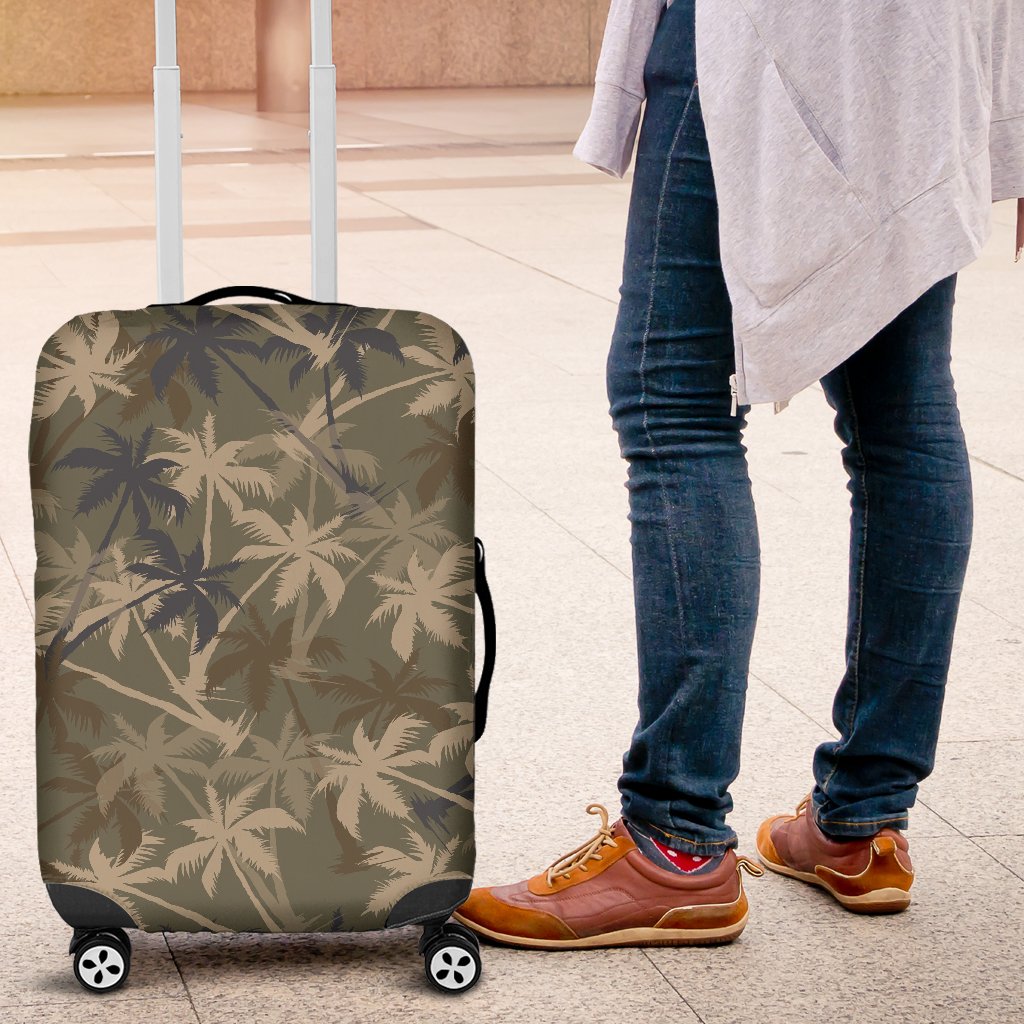 Palm Tree camouflage Luggage Cover Protector