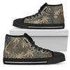 Palm Tree camouflage Men High Top Shoes