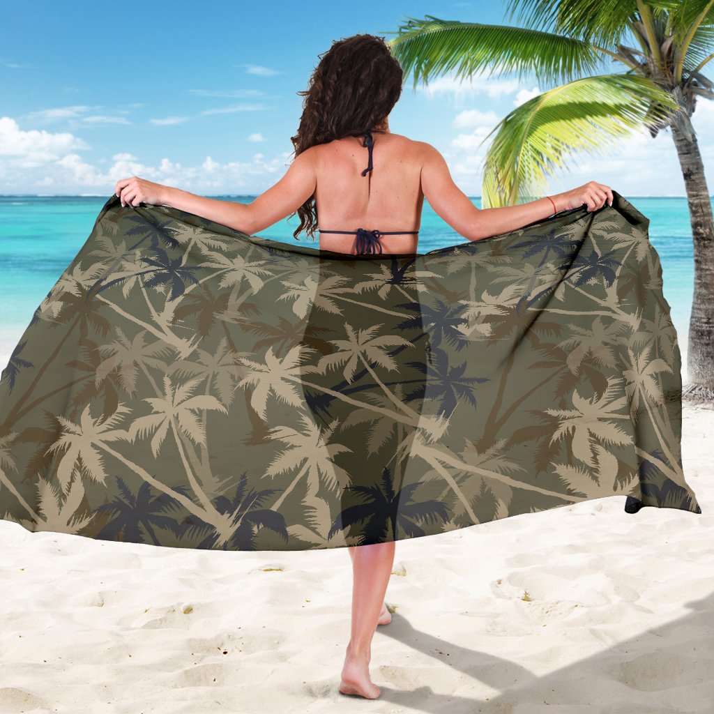 Palm Tree Camouflage Sarong Pareo Wrap