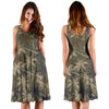 Palm Tree Camouflage Sleeveless Mini Dress