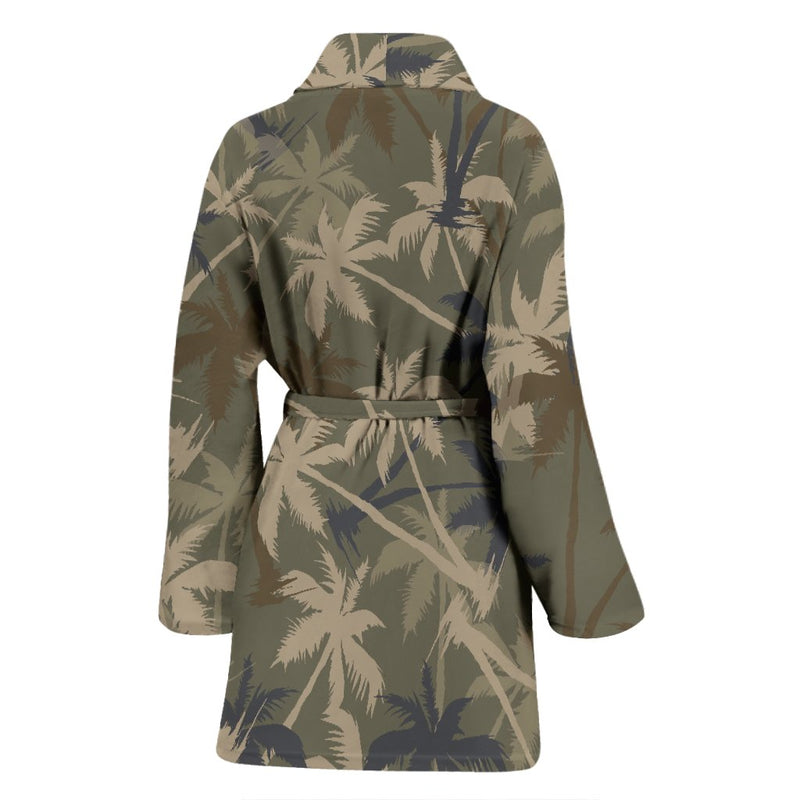 Palm Tree camouflage Women Bath Robe