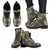 Palm Tree Camouflage Women Leather Boots