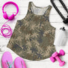 Palm Tree camouflage Women Racerback Tank Top