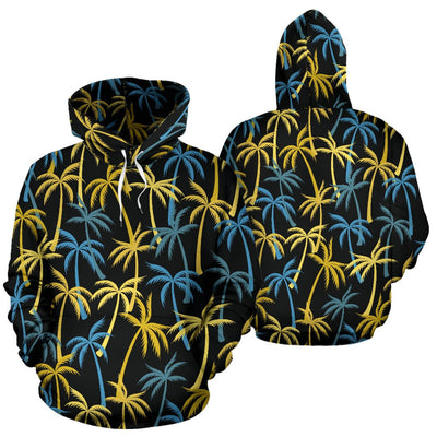 Palm Tree Pattern All Over Print Hoodie