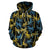 Palm Tree Pattern All Over Zip Up Hoodie