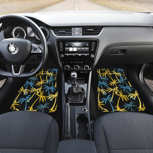 Palm Tree Pattern Car Floor Mats