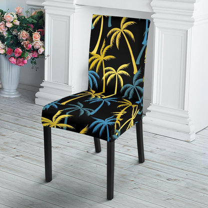 Palm Tree Pattern Dining Chair Slipcover-JORJUNE.COM