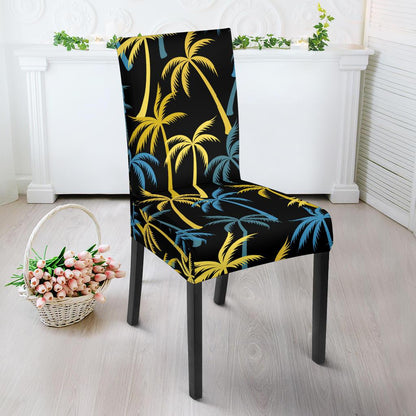 Palm Tree Pattern Dining Chair Slipcover-JORJUNE.COM