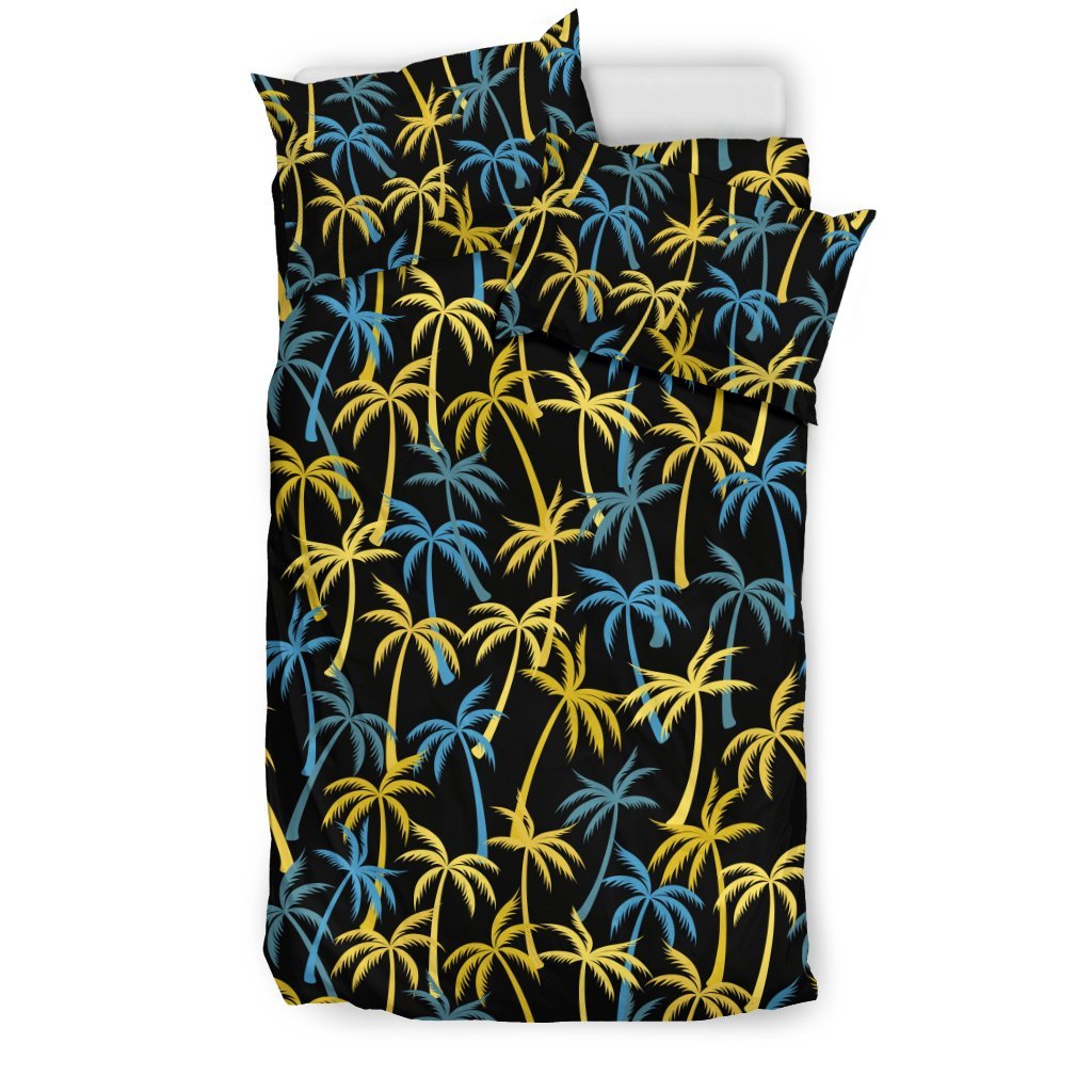 Palm Tree Pattern Duvet Cover Bedding Set