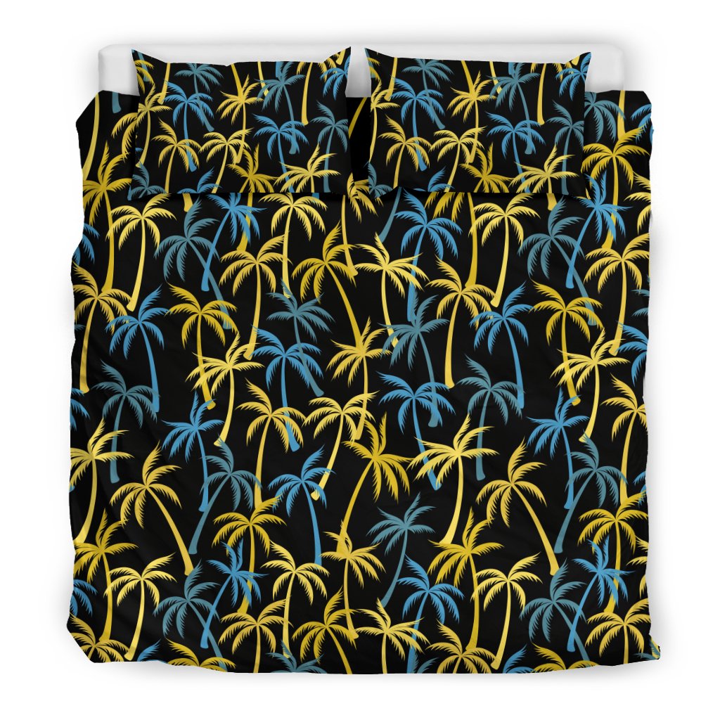 Palm Tree Pattern Duvet Cover Bedding Set