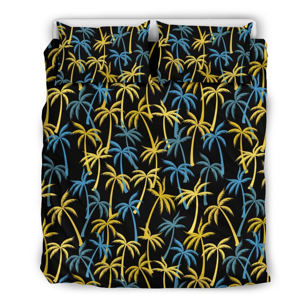 Palm Tree Pattern Duvet Cover Bedding Set