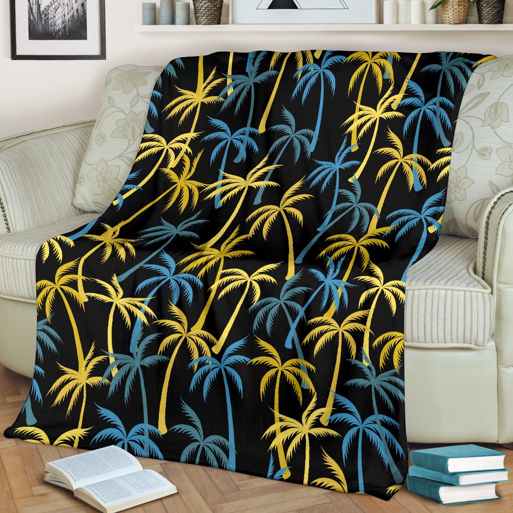 Palm Tree Pattern Fleece Blanket