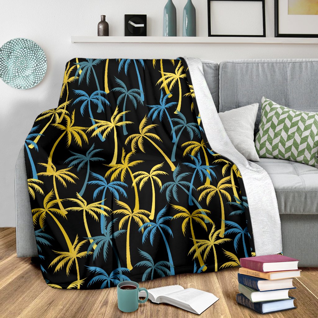 Palm Tree Pattern Fleece Blanket