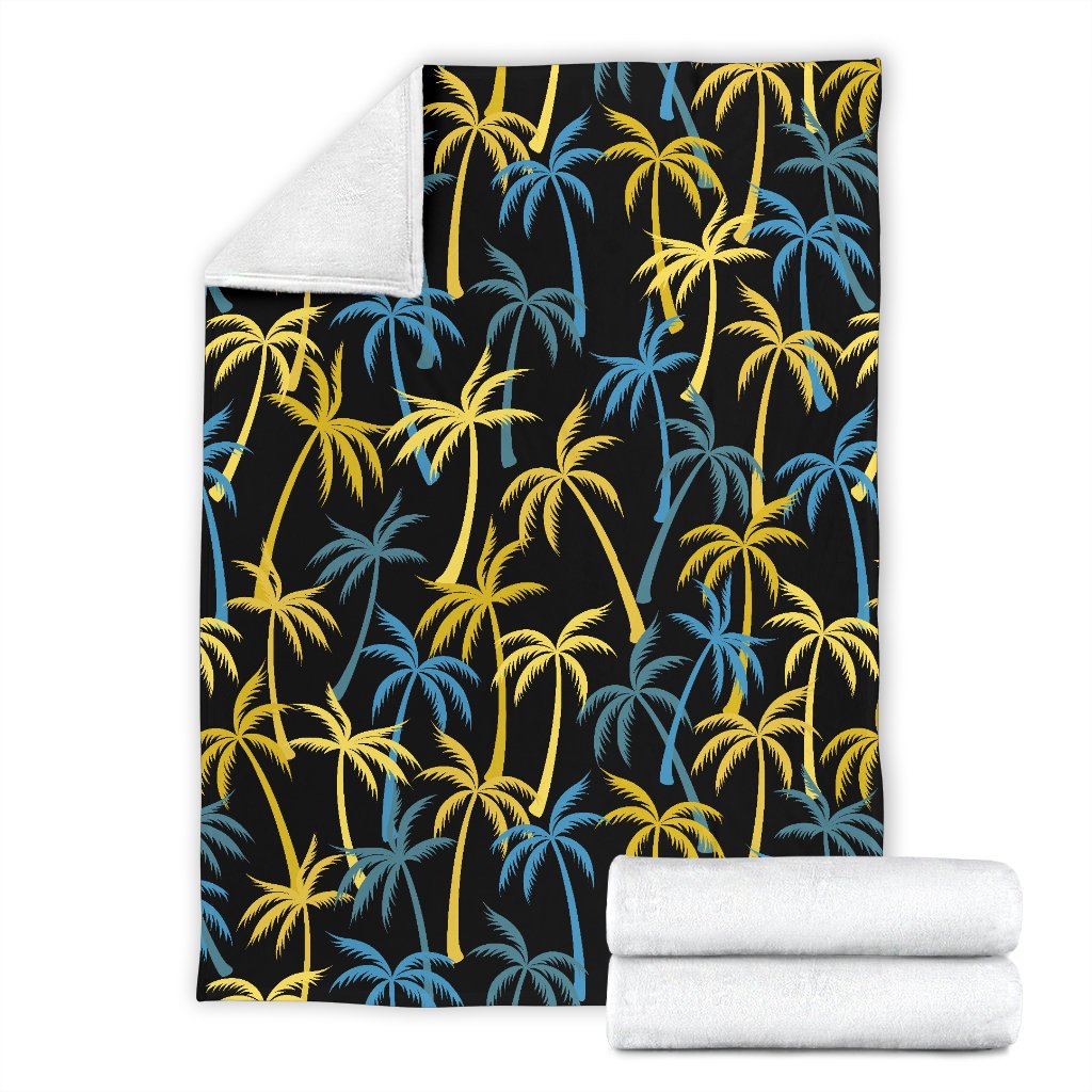 Palm Tree Pattern Fleece Blanket