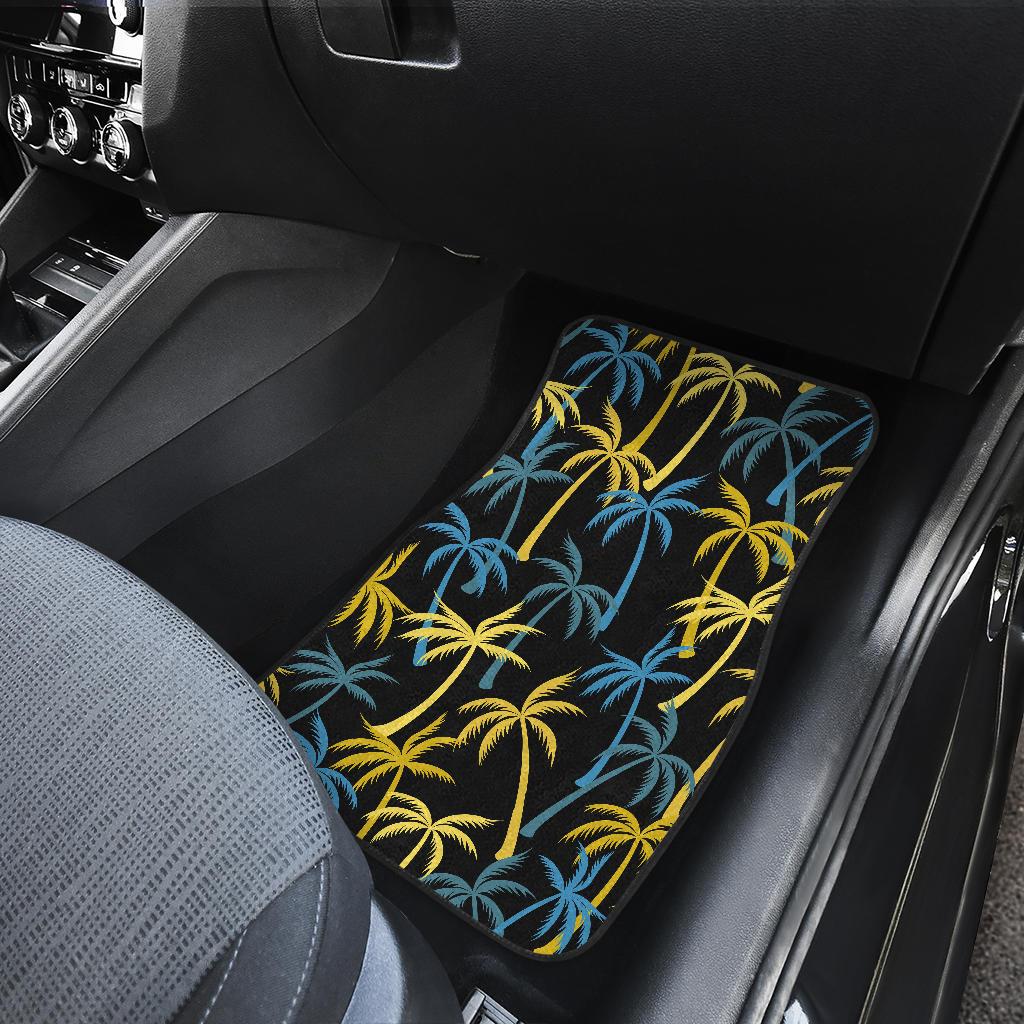 Palm Tree Pattern Front and Back Car Floor Mats
