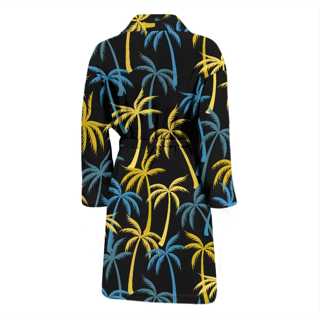 Palm Tree Pattern Men Bath Robe