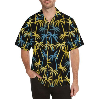 Palm Tree Pattern Men Hawaiian Shirt