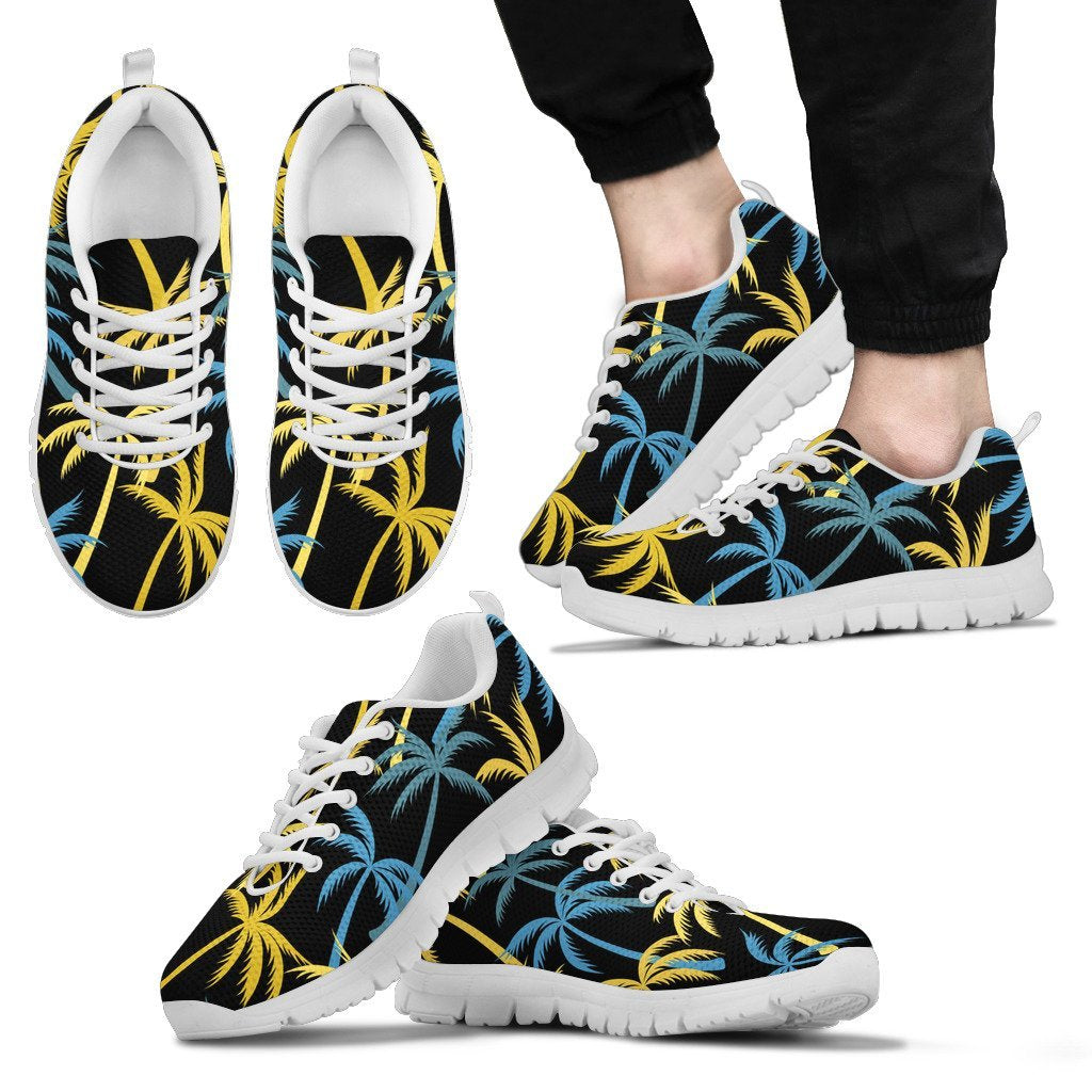 Palm Tree Pattern Men Sneakers