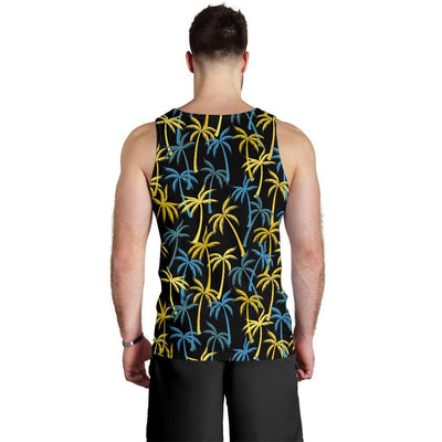 Palm Tree Pattern Men Tank Top