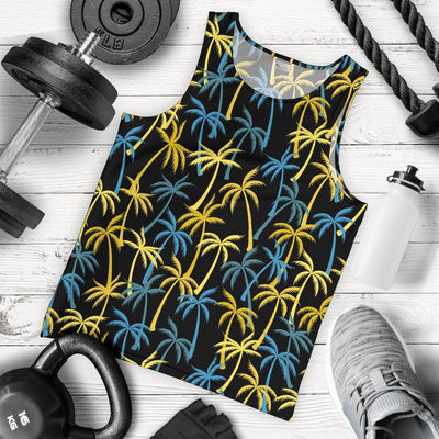 Palm Tree Pattern Men Tank Top