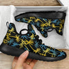 Palm Tree Pattern Mesh Knit Sneakers Shoes