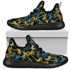 Palm Tree Pattern Mesh Knit Sneakers Shoes