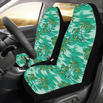 Palm Tree Pattern Print Design A01 Car Seat Covers (Set of 2)-JORJUNE.COM