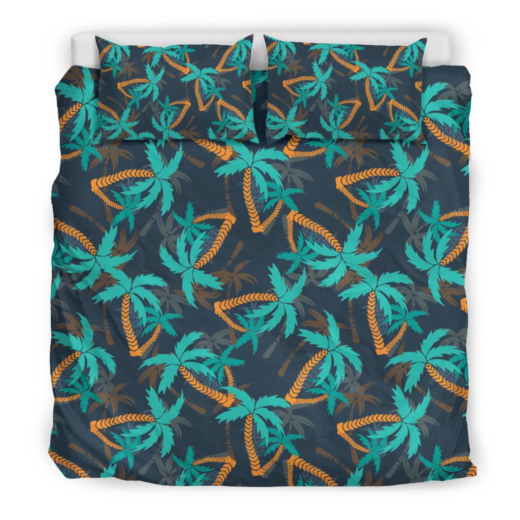 Palm Tree Pattern Print Design PT01 Duvet Cover Bedding Set-JORJUNE.COM
