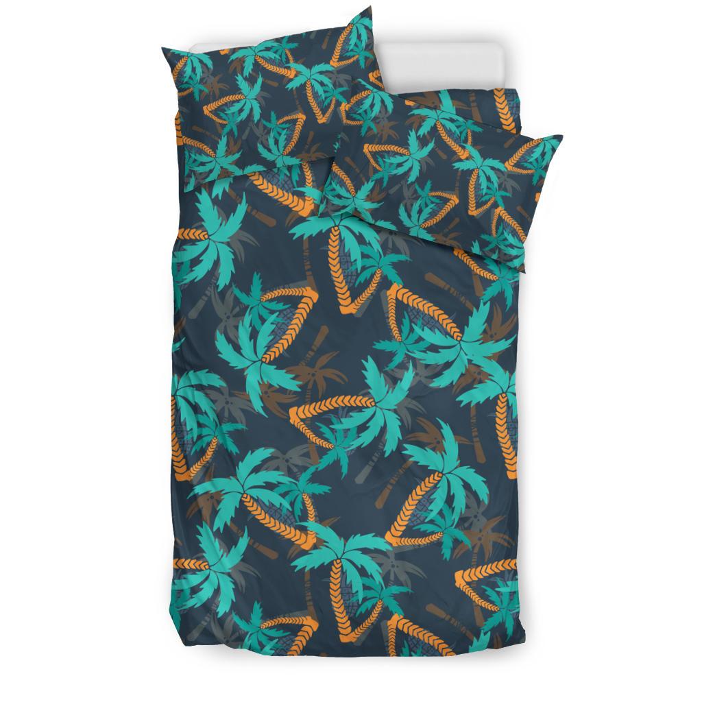 Palm Tree Pattern Print Design PT01 Duvet Cover Bedding Set-JORJUNE.COM