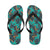 Palm Tree Pattern Print Design PT01 Flip Flops-JorJune