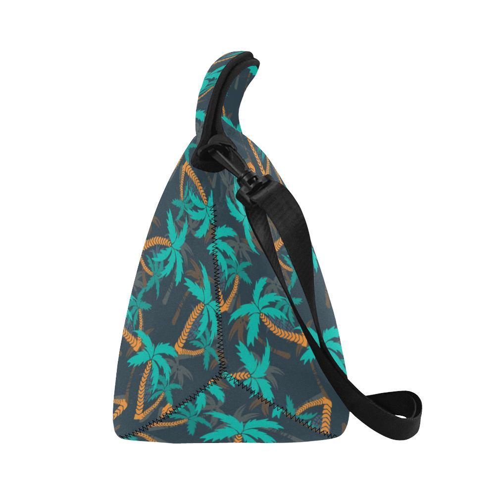 Palm Tree Pattern Print Design PT01 Neoprene Lunch Bag-JorJune