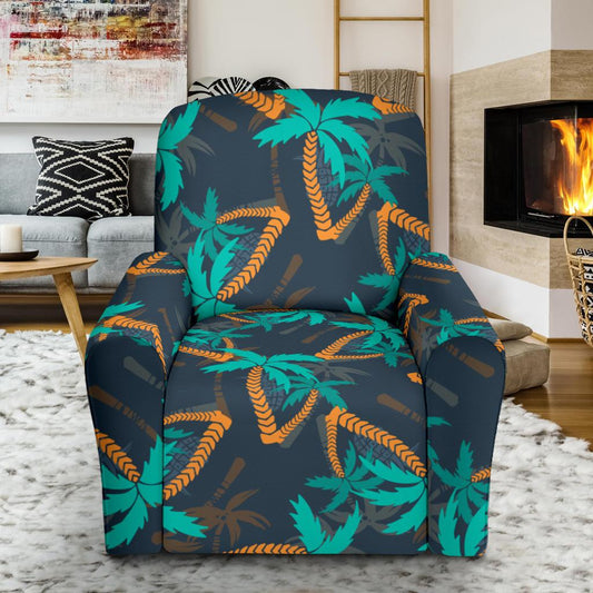 Palm Tree Pattern Print Design PT01 Recliner Slipcover-JORJUNE.COM