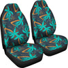 Palm Tree Pattern Print Design PT01 Universal Fit Car Seat Covers-JorJune