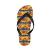 Palm Tree Pattern Print Design PT010 Flip Flops-JorJune