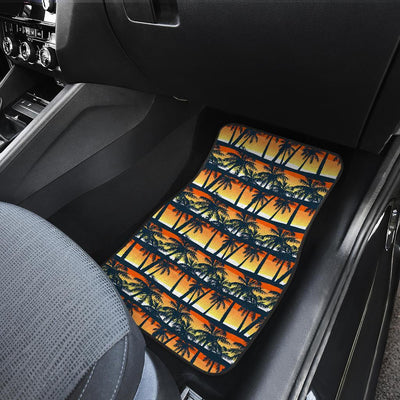 Palm Tree Pattern Print Design PT011 Car Floor Mats-JORJUNE.COM